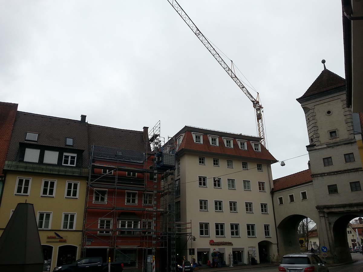 Umbau und Sanierung historisches Gebäude in Landsberg