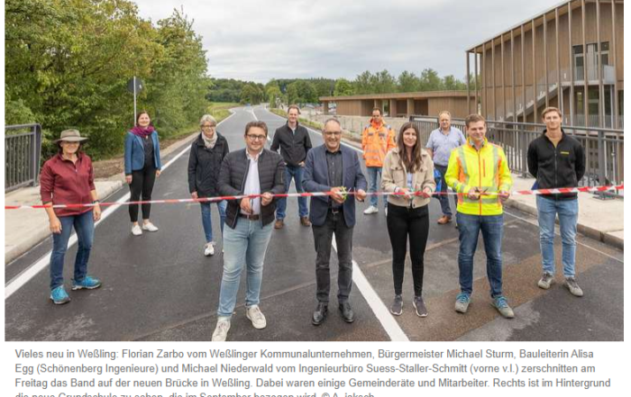 Assner Brückenbau - Sanierung auf Weßlings Hauptstraße